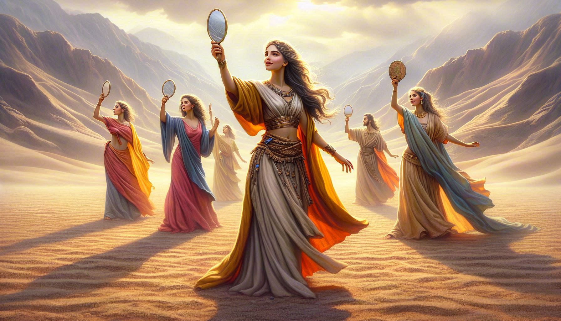 The Ministering Women And Their Mirrors
